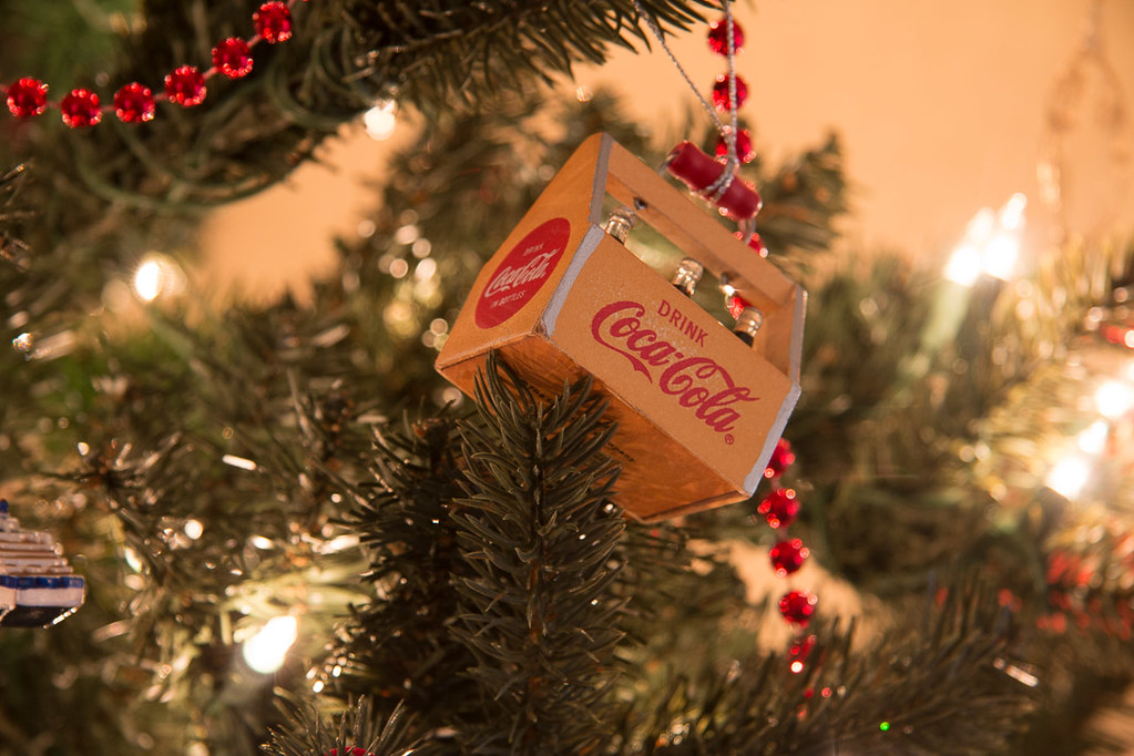 Coca cola christmas ornament