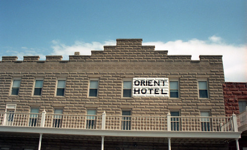 west building museum architecture hotel texas tx 1995 orient pecos 1990s 90s