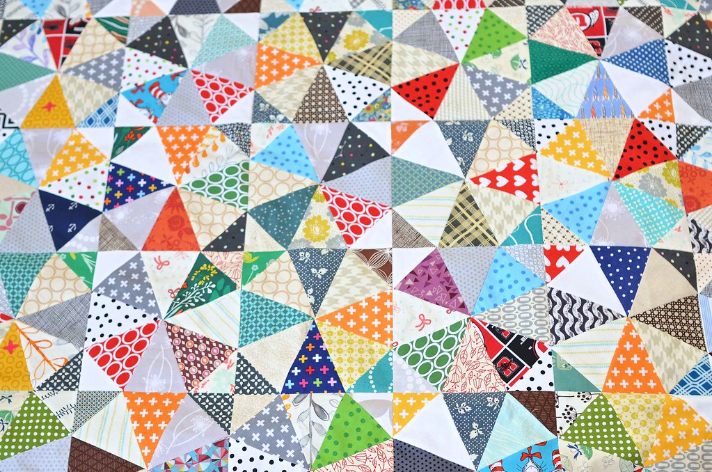 scrappy kaleidoscope quilt