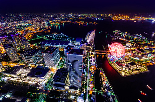 city nightphotography japan night landscape cityscape nightscape pentax yokohama 夜景 横浜 k5 みなとみらい pentaxk5