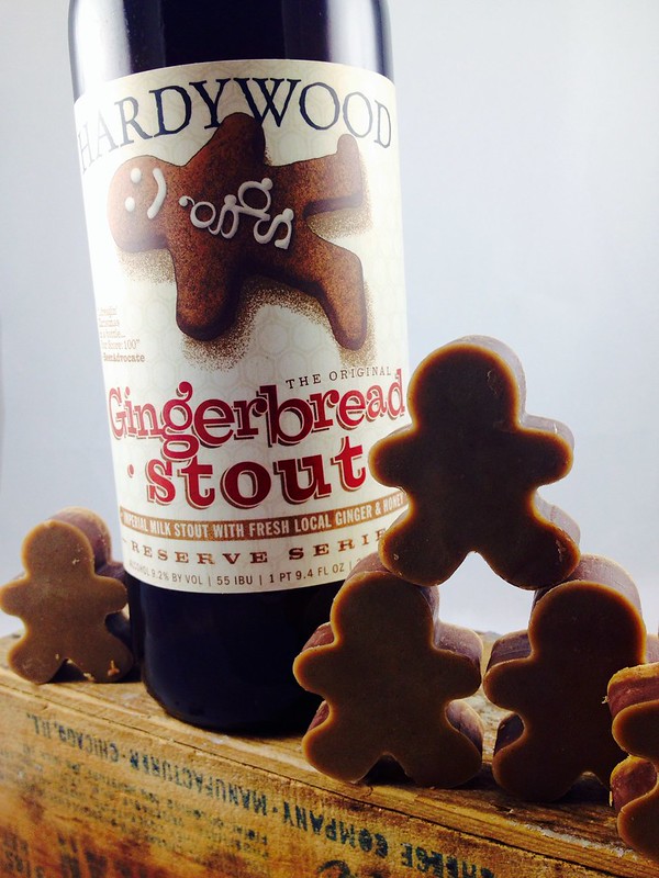 Beer soap made with Hardywood Park Craft Brewery's Gingerbread Stout Beer