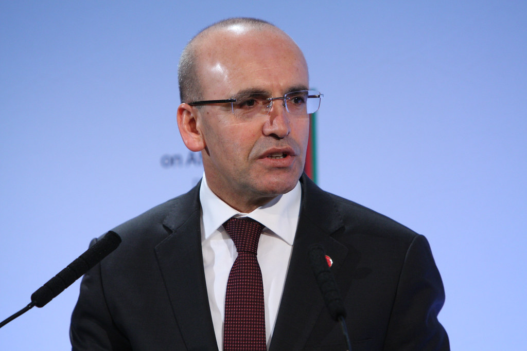 Turkey's Minister of Finance Mehmet Simsek