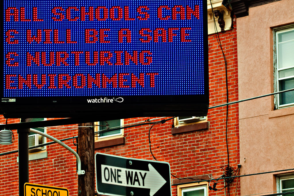 Electric-sign-outside-charter-school--Southwest-Center-City