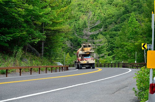 county trees summer ny newyork green creek truck concrete view hill mixer equipment route vista greene spruce 2014 23a