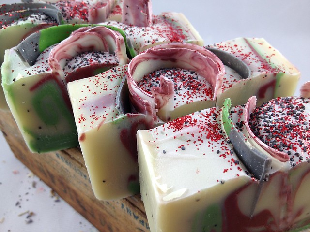 Christmas Wreath Soap by The Daily Scrub