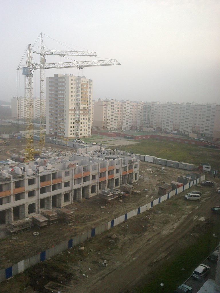 Ход строительства домов на Аксакова