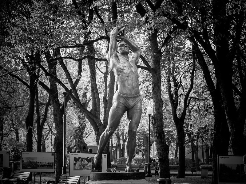 «Discus Thrower» in Gorky Park