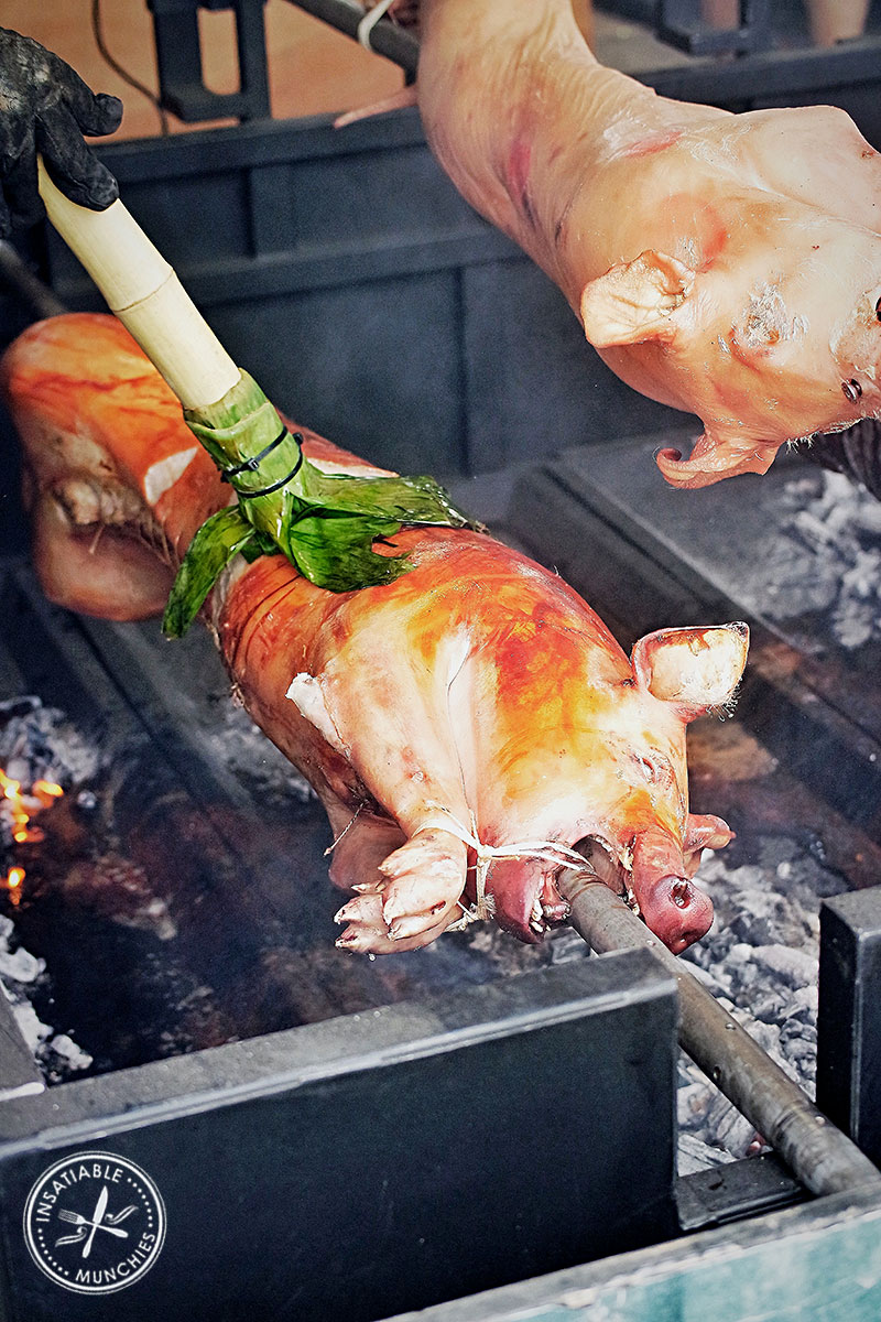 Suckling pig being basted, from Hoy Pinoy