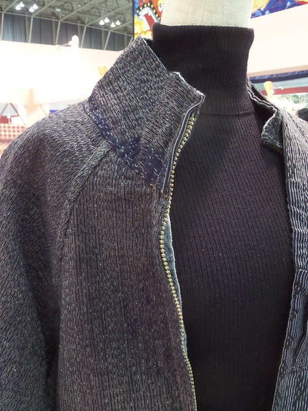 Detail of Sashiko Stitched Jacket
