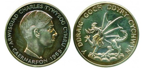 Prince of Wales, 1969 medal