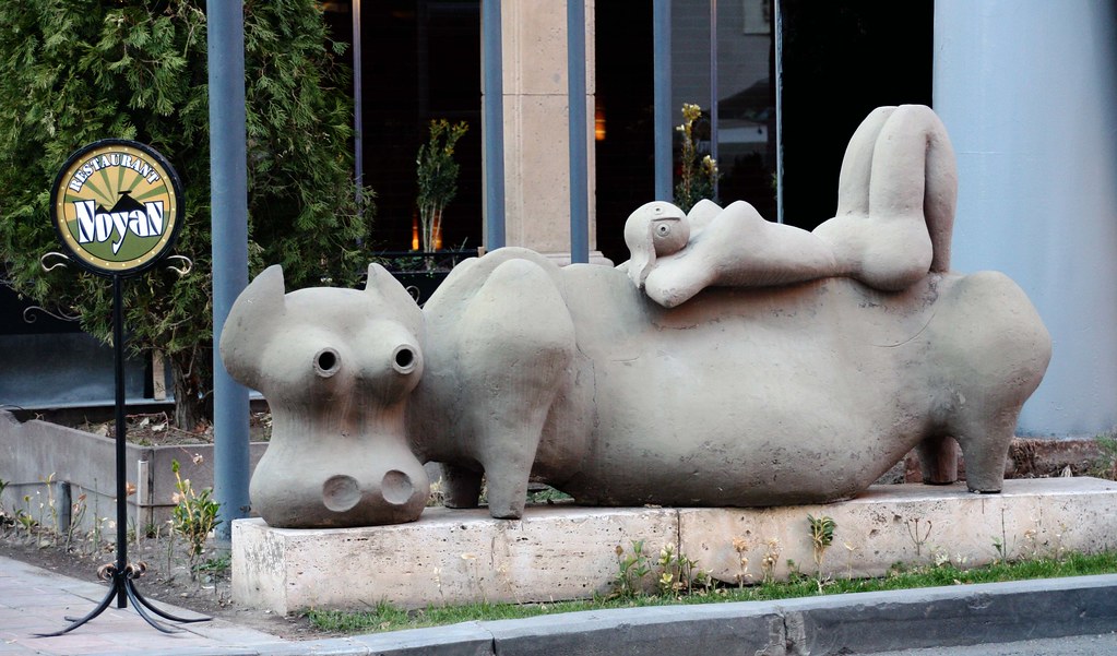 Yerevan Restaurant Statue