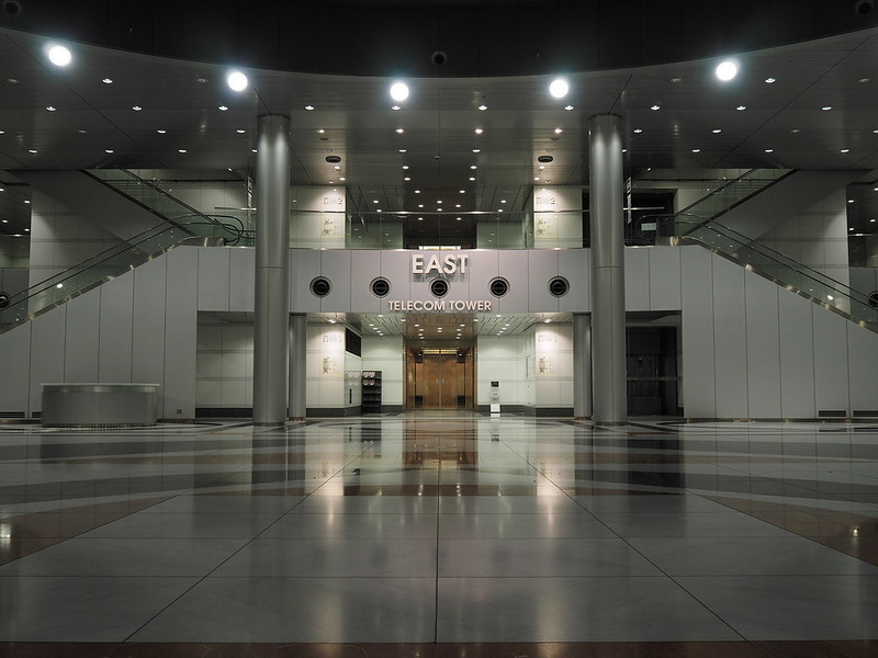 Atrium hall, Telecom Center Building