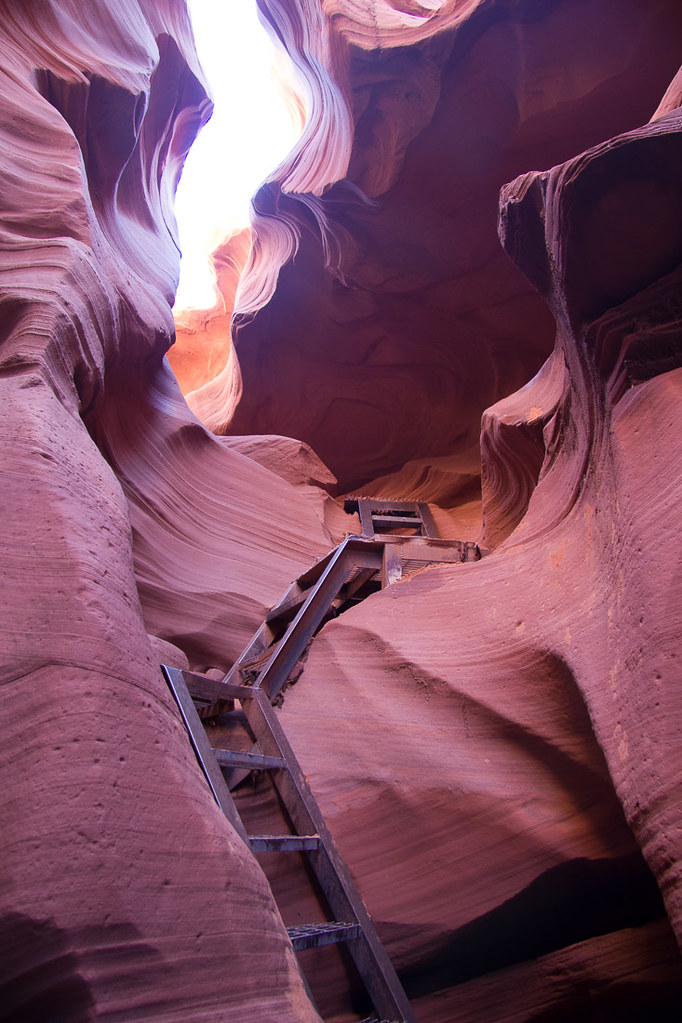 Steps in Lower Antelope Canyon