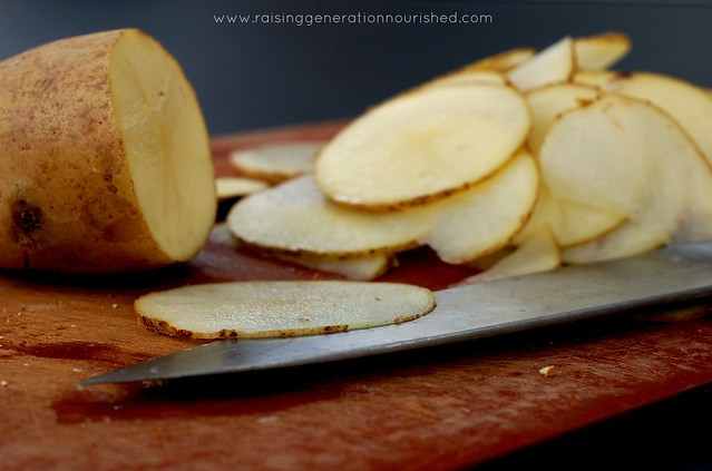 Potato Chips :: Simple, Real Ingredients, Quick, & No Fryer Required!