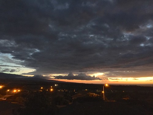 sunset sky weather clouds hawaii scenery dusk bigisland waikoloa