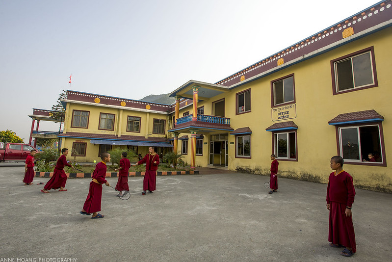 Buddhist monastery in Pokhara Nepal
