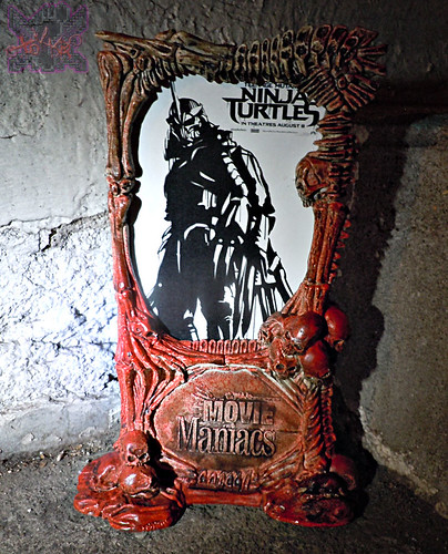 "NINJA TURTLES" Movie :: SHREDDER  { tOKKustom MOVIE MANIAC } xv /  Movie marquee & poster (( 2014 ))
