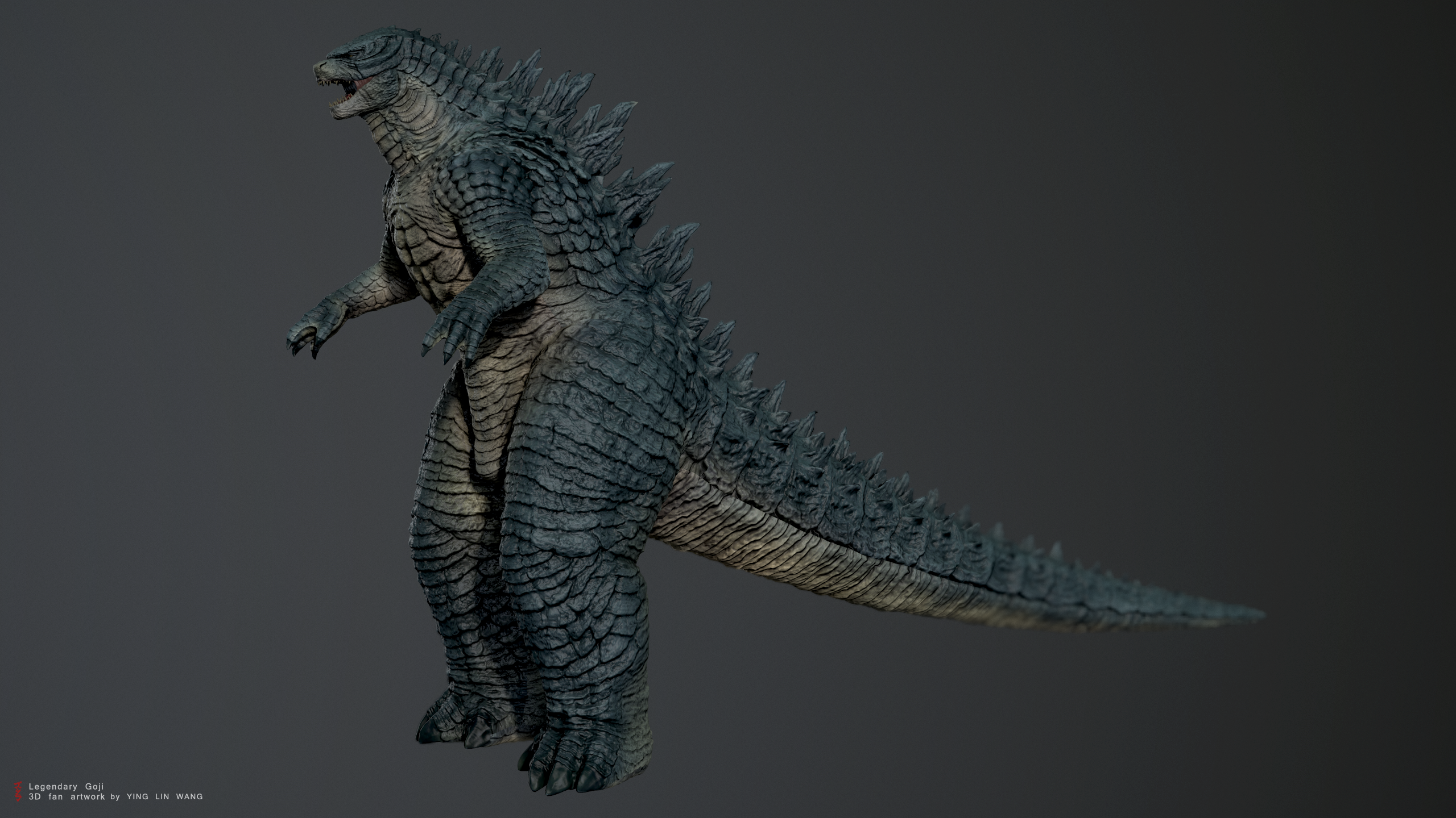 Epic 2014 Godzilla fan-made 3D Model! 