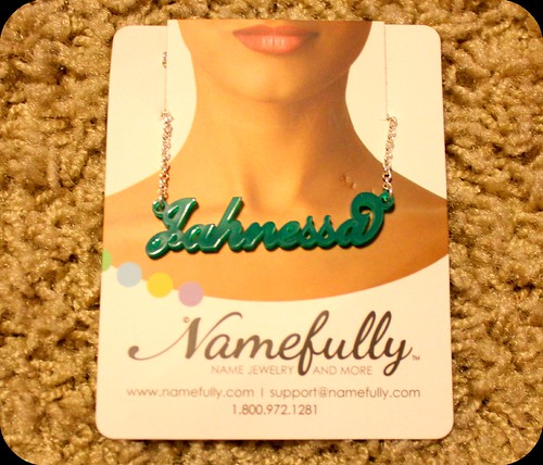 Namefully Acrylic Carrie Name Necklace Review