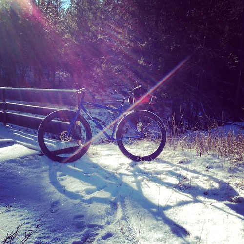 bicycle bike ride snow waha winter november nov 2014 14 pedals spokes fatbike surly pugsley 29 trail idaho drg53114p drg53114 drg53114pwahasnow1 drg531pkrampug drg531ppugsley drg531