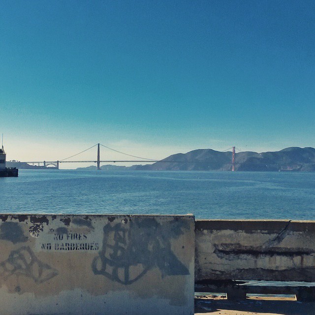 Golden Gate at the background