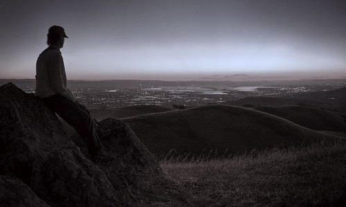 sunset sepia monochrome sanjose sierravistaopenspacepreserve aquilalooptrail california hdr 1xp raw nex6 selp1650 photomatix fav100 siliconvalley sanfranciscobay