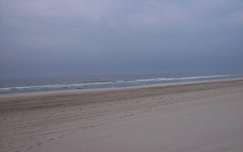 rainy beach NJ