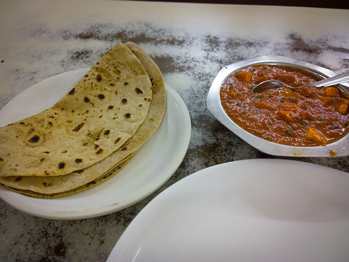 Paneer Butter Masara with Chapati @ Civil Restaurant @ Mumbai
