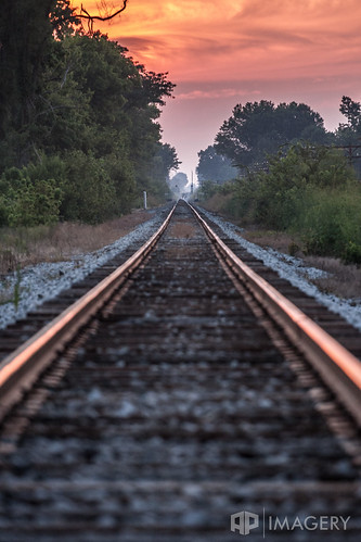 railroad sunset rural train track crossing kentucky ky tracks rail rr owensboro