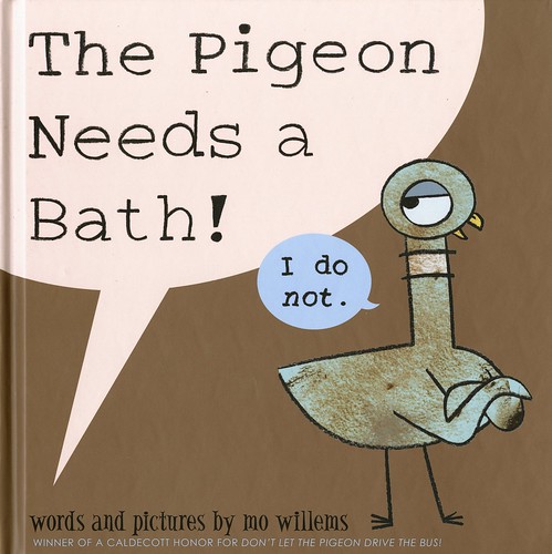 Pigeon needs a bath, cover