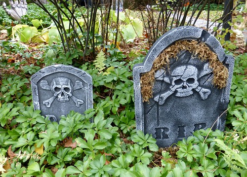 Two tombstones