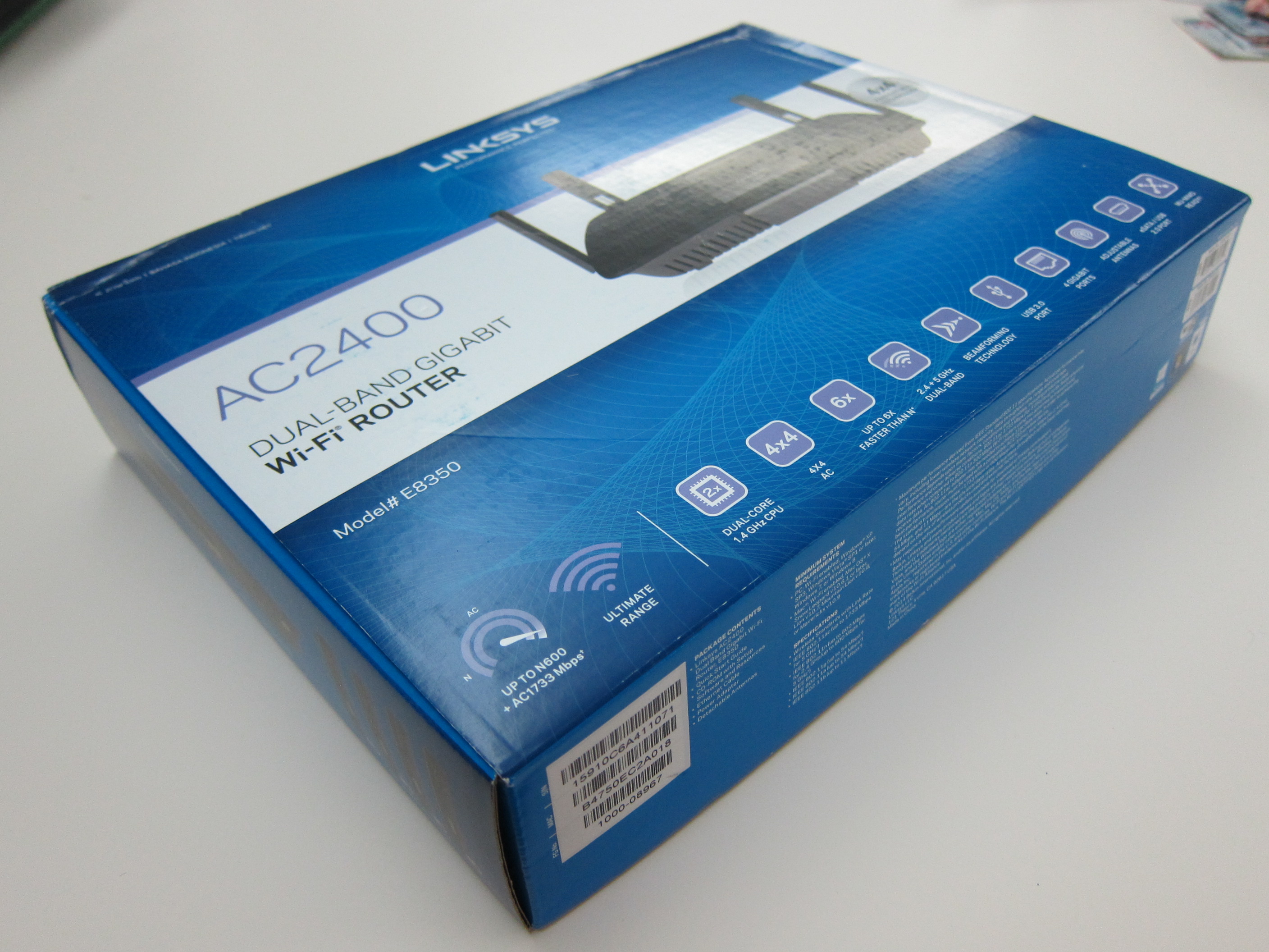 Linksys E8350 AC2400 Dual-Band Gigabit Wi-Fi Router Review « Blog |  lesterchan.net