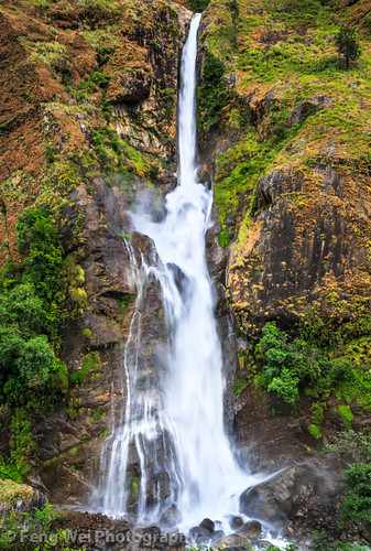 travel nepal color beautiful vertical trek landscape waterfall asia outdoor scenic hike annapurnacircuit annapurna chamje gandaki lamjung jagat annapurnaconservationarea