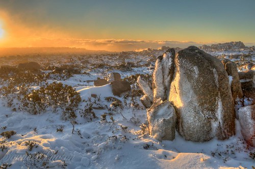 winter sunset frozen australia tasmania hdr mountwellington wellingtonpark nikond90 kunanyi