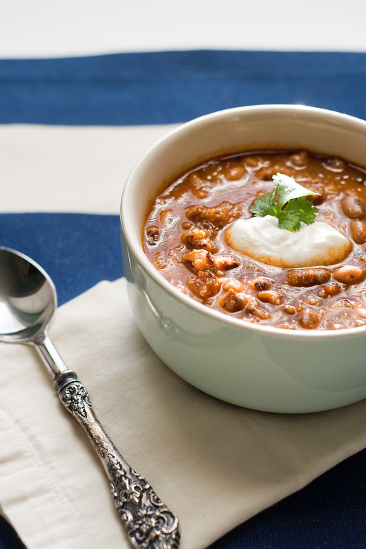 Black-Eyed Pea and Chorizo Soup