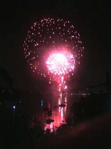 New Years Eve Fireworks Over Sydney Harbour