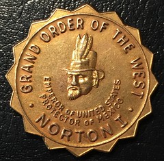 1953 Emperor Norton gold medal obverse