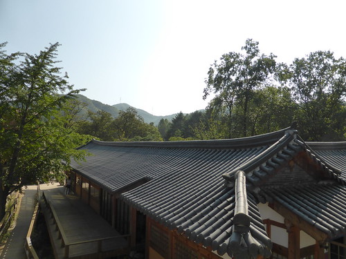 blue trees roof sky mountains hot building weather train island view sunny korea nami
