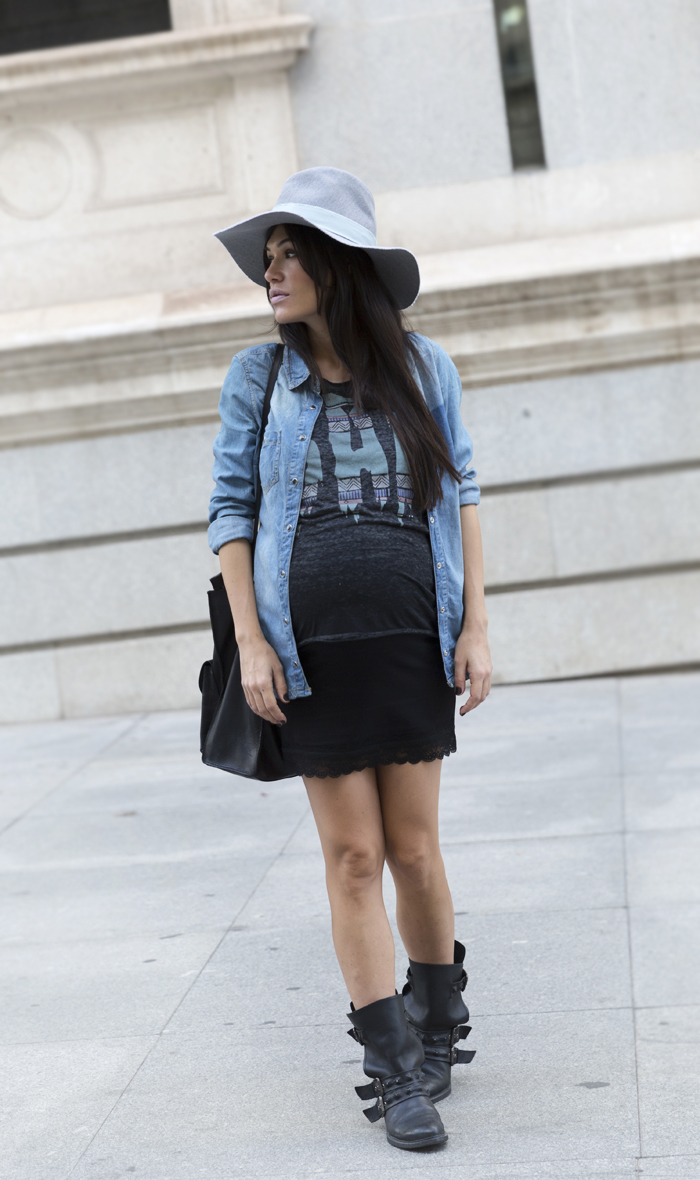 street style barbara crespo dear tee tshirt hake bag bad fashion blogger outfit blog de moda