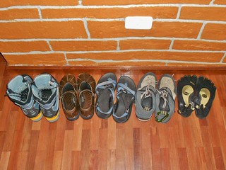 My Five Pairs of Shoes for Ecuador