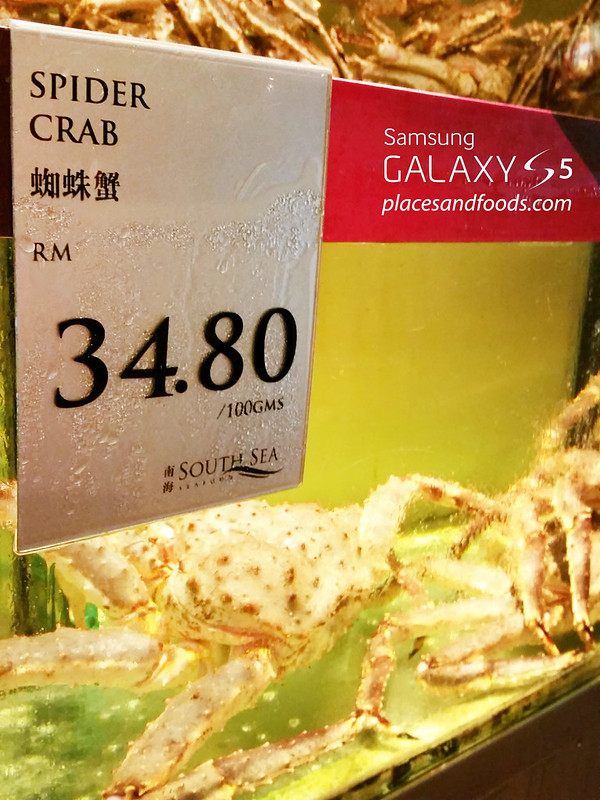 south sea seafood spider crab price 2015