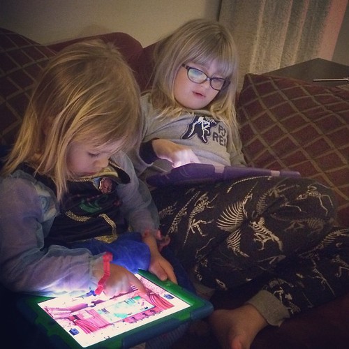 I bought the "My PlayHome: School" app & put it on both iPads. Haven't heard a peep out of either of them since.