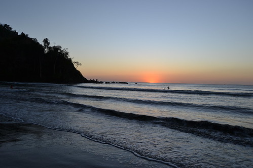 sunset costa praia beach rica pôrdosol jacó