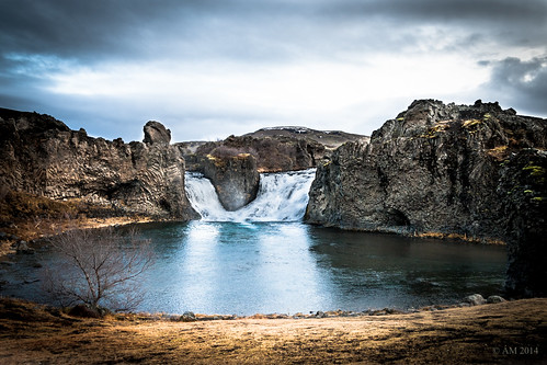 waterfall foss ísland 2014 nóvember hjálparfoss þjórsárdalur hjálparfossíþjórsárdal