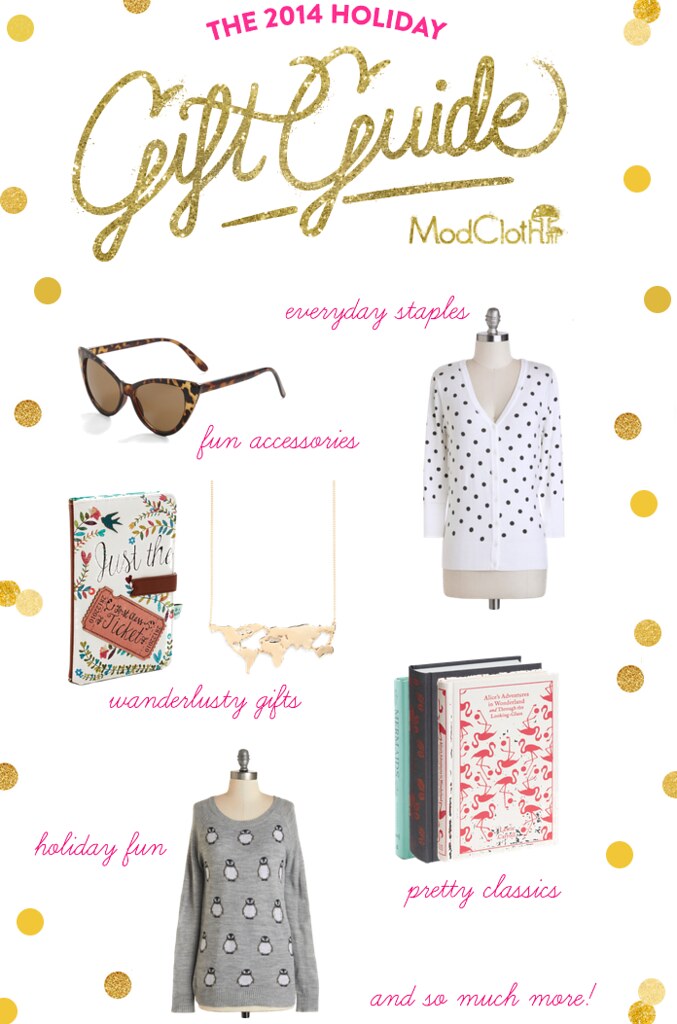 ModCloth gift guide.