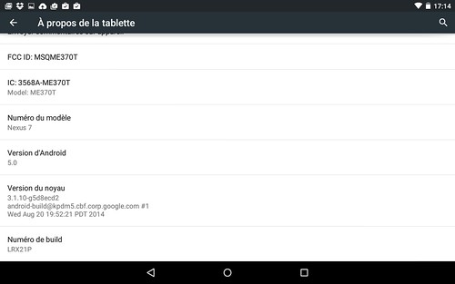 Android 5.0 rapide