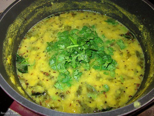 Dal Palak / Dal with spinach