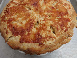 Super Apple Pie, baked