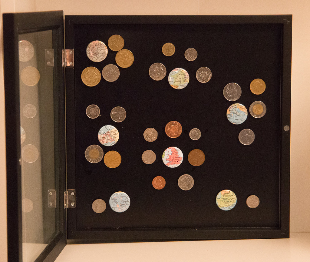 Foreign Coin Display