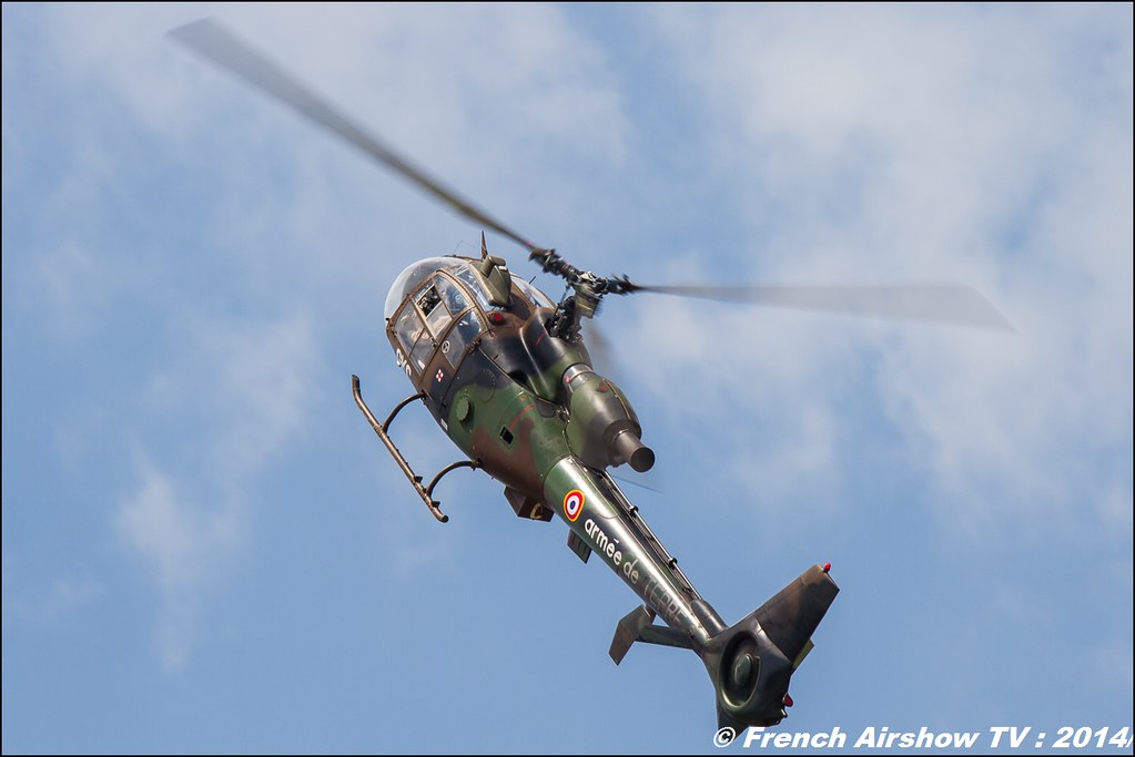 Gazelle, hélicoptère,Sud-Aviation Meeting des 60 ans de l'ALAT 2014 ,Cannet des Maures